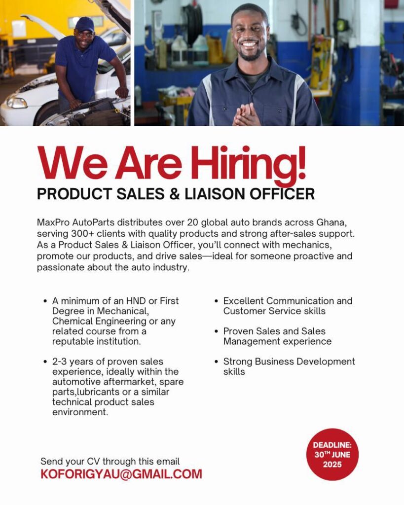 Product Sales Officer - Tullow Alumni Connect