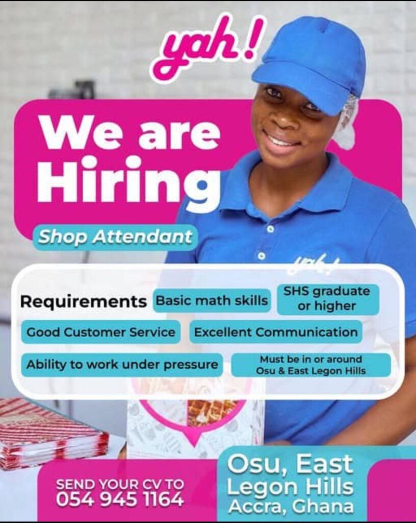 Tullow Alumni Connect - Shop Attendant