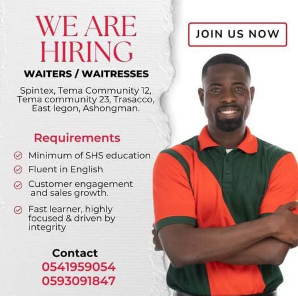 Tullow Alumni Connect - Waiters and Waitresses