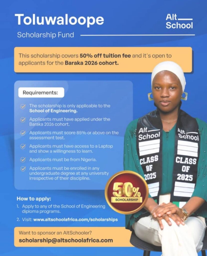 Toluwaloope Scholarship Fund